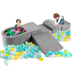Infans 5PCS Climb and Crawl Playset with Ball Pit for Kids Zippers for Playroom - 1 of 4