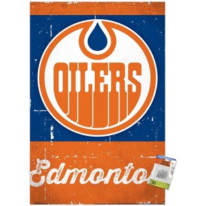 Trends International NHL Edmonton Oilers - Retro Logo 13 Unframed Wall Poster Prints - 1 of 4