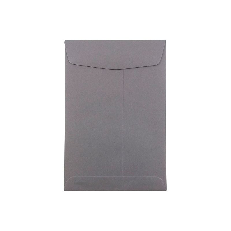 JAM Paper 6 x 9 Open End Catalog Envelopes Dark Grey 51285796I, 1 of 2