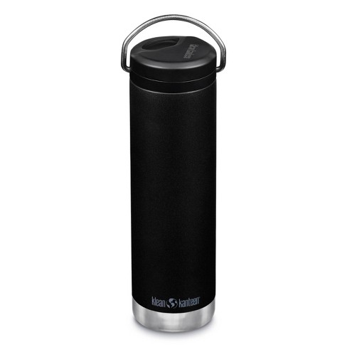 20 oz Black Vacuum Insulated Stainless Steel Water Bottle with Wide Mouth