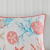 Gracie Mills Koreen 6-Piece Coastal Bliss Cotton Sateen Quilt Set with Throw Pillows - 3 of 4