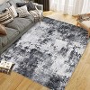 Area Rugs: Washable Non-Slip Abstract Painting Modern Carpet, Soft Low Pile Foldable Stain Resistant Rugs for Bedroom, Home - 4 of 4