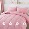 BAGOKIE 2/3 Pieces Bedding Set Down Alternative Comforter with Pillowcase - 2 of 4