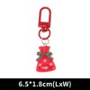 Unique Bargains Christmas Keychain Lobster Clasp Alloy Resin 2.56"x0.7" 1 Pc - 2 of 3