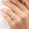 Pompeii3 4mm Dome High Polished Wedding Band 14K Yellow Gold - 3 of 4