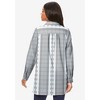 Roaman's Women's Plus Size Kate Tunic Big Shirt - 3 of 4