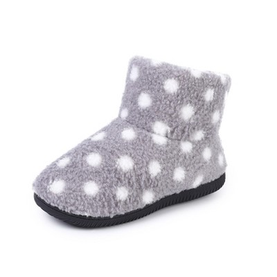 Women's Comfort Warm Faux Fleece Fuzzy Ankle Bootie Slippers Slip-on House Shoes Anti-Slip Sole Indoor/Outdoor