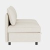 APRILSOUL Mid Century Modern Modular Convertible Loveseat Couch with Storage, High-Density Sponge, Pocket Springs - 4 of 4