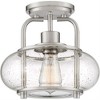 Quoizel Lighting Trilogy 1 - Light Semi-Flush Mount in  Brushed Nickel - 2 of 4