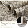 Area Rugs, Machine Washable Large Boho Rugs, Soft Non-Slip Indoor Vintage Distressed Print Lightweight Low Pile Carpet - 2 of 4