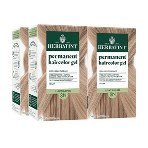 Herbatint Permanent Hair Dye For Women - 8N Light Blonde - 100% Gray Coverage - Ammonia-Free, Alcohol-Free & Vegan - 5.75 fl oz (4 Pack) - 1 of 4