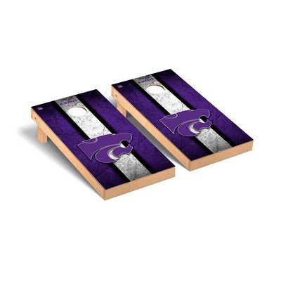 NCAA Kansas State Wildcats Premium Cornhole Board Vintage Version