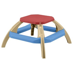 American Plastic Toys Picnic Table for Toddler Ages 18 Months and Up, Seats 4 - 1 of 3