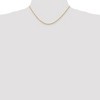 Black Bow Jewelry 2mm 10k Yellow Gold D/C Quadruple Rope Chain Necklace - 2 of 4