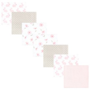 Luvable Friends Hudson Baby Flannel Receiving Blankets 7pk - 1 of 2