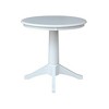 International Concepts 30" Round Top Pedestal Table - 28.9"H - 2 of 4