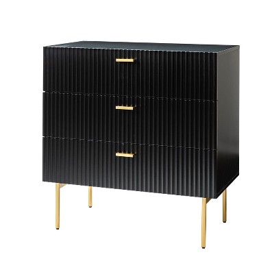 Brian 32'' Tall  3 Drawer   Bachelors Chest with storage for bedroom |  ARTFUL LIVING DESIGN