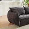 Kumasinova 88" Modern Chenille Sleeper Sofa with Sturdy Wood Frame & 2 Matching Pillows, Wide Living Room 3-Seater Sofa, Thickly Padded Seat - 3 of 4