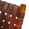Contemporary Wood Folding Chair Brown - Olivia & May - 3 of 4