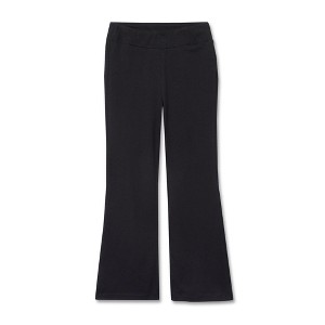 Lands' End Kids Tough Cotton Flare Leggings - 1 of 2