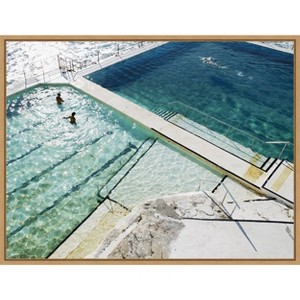 Amanti Art Bondi Pools by Urban Road Canvas Wall Art Print Framed 24 x 18-in. - 1 of 4