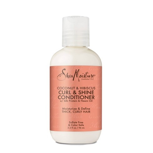 SheaMoisture Coconut & Hibiscus Curl & Shine Conditioner For Thick Curly Hair - image 1 of 4