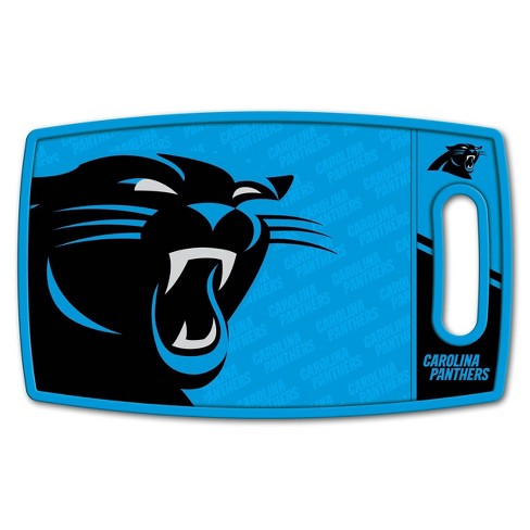 Carolina Panthers Large 14.5" x 9" Hard Plastic NFL Team Cutting  Board Kitchen