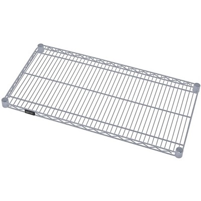 Quantum Storage Systems Wire Shelf, 36"W X 18"D, 600 - 800 Lb. Capacity, Gray Epoxy Antimicrobial Finish, Nsf