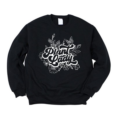 Simply Sage Market Women's Graphic Sweatshirt Plant Lady Cursive