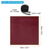 Unique Bargains Plastic Golden Edge Bouquet Flower Wrapping Paper 3 Packs with 3 Rolls Ribbons Red - 2 of 4