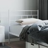 vidaXL Metal Headboard, White, 39.4" - 2 of 4