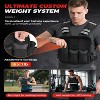 Attop Adjustable Weighted Vest 4-10lb/12-18lb/20-32lb Unisex with 6 Weights & Large Pocket for Home Workout Running Walking Strength Training, Black - 4 of 4