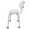 DMI Heavy Duty Non-Slip Aluminum Bath and Shower Chair - HealthSmart - 3 of 3