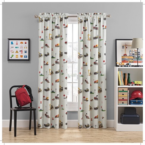 Can You Dig It Blackout Curtain 42 X63 Wavelry Kids Target