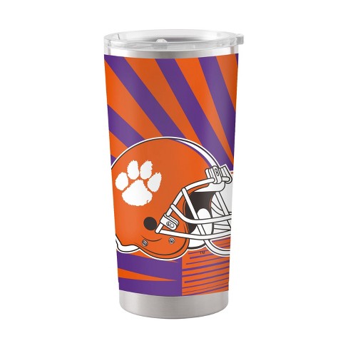 Clemson Tigers 12oz. Personalized Stainless Steel Slim Can Cooler