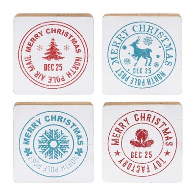 Postal Christmas Stamp (Set of 4)