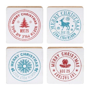 Postal Christmas Stamp (Set of 4) - 1 of 4