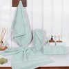 American Soft Linen 4 Piece 100% Cotton 16x28" Salem Hand Towel Set - 2 of 4