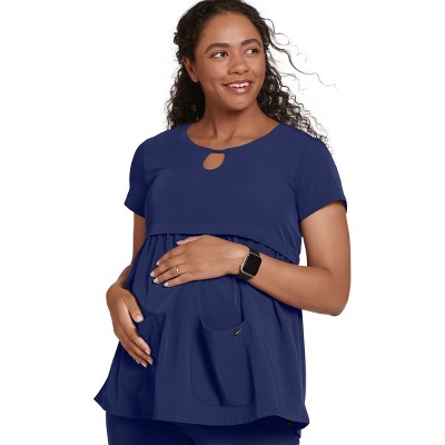 Jockey Women's Empire Waist Maternity Scrub Top