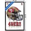Trends International NFL San Francisco 49ers - Drip Helmet 20 Framed Wall Poster Prints - 3 of 4