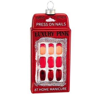 Cody Foster 4.0 Inch Home Manicure Christmas Tree Ornament , Christmas Decor Painted Fingernails (1PC)