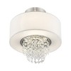 Livex Lighting Carlisle 2 - Light Semi-Flush Mount in  Brushed Nickel - 2 of 4