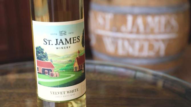 St. James Velvet White Wine - 750ml Bottle, 2 of 9, play video