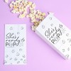 Big Dot of Happiness Ready to Pop Popcorn Bags, Baby Shower Party Favor Snack Treats, Free-Standing Individual White Paper Bags - 25 Count - 3 of 4