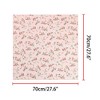 Allegra K Women's Chiffon Floral Print Square Scarves Kerchief Neck Scarf Neckerchief - 3 of 4