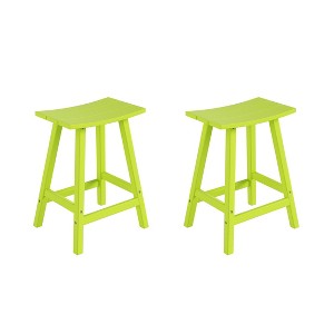 WestinTrends Outdoor Patio Adirondack Counter Height Stool Chair - 1 of 4