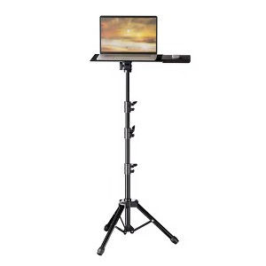 Projector Stand - Adjustable Height 22 to 63 Inches, Tripod for Laptop & Projector, Outdoor Movie - 1 of 4