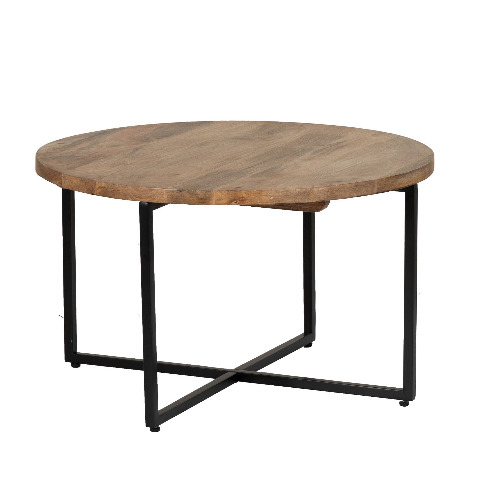 Powell Tyrion Wood and Metal Coffee Table Natural