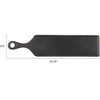 Storied Home Acacia Wood Cheese and Cutting Board with Round Opening on Handle, Black - 2 of 4