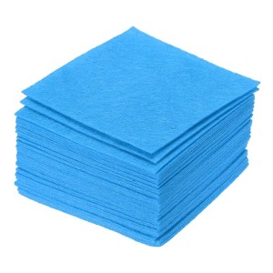 Unique Bargains Polyester Soft Home Handcrafts Project DIY Felt Fabric Sheets 42 Pcs - 1 of 4